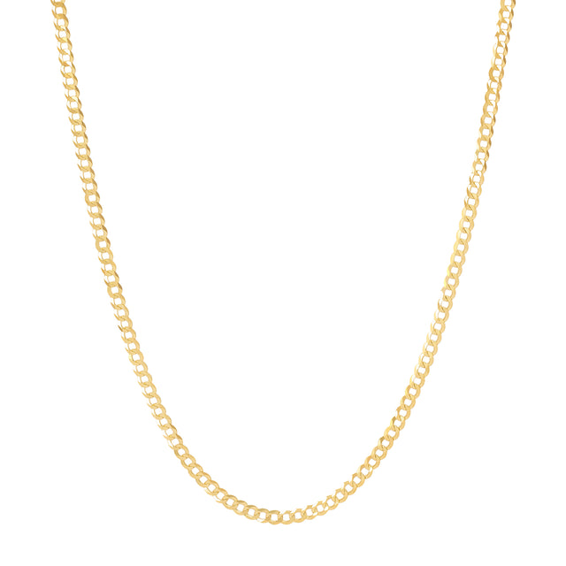 BE by Broken English 18" Comfort Curb Chain - 2.6mm - Broken English Jewelry
