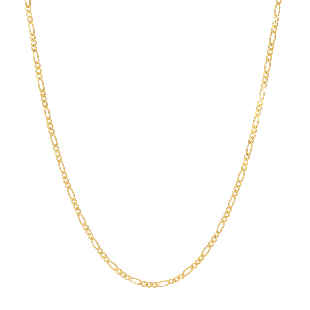 BE Jewelry 16" Figaro Chain - 1.9mm - Necklaces - Broken English Jewelry