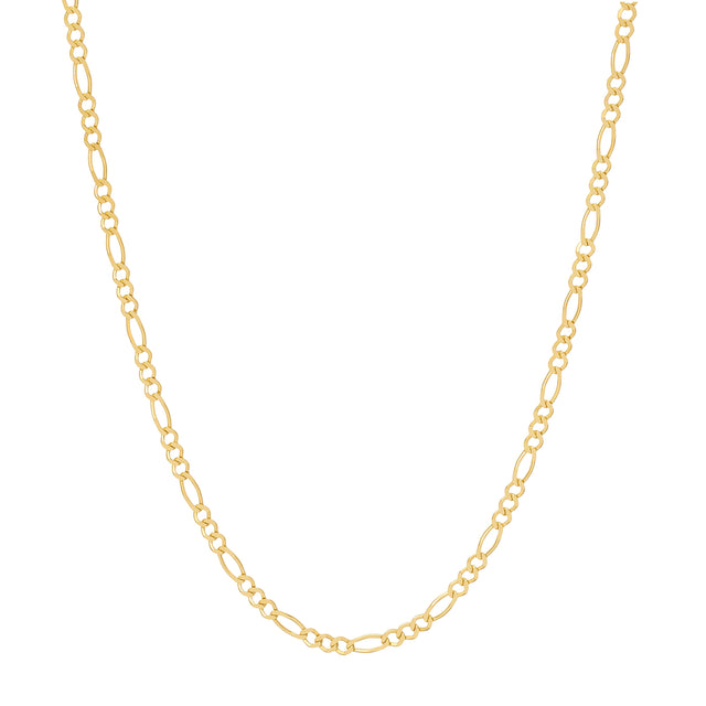 BE by Broken English 18" Classic Figaro Chain - 2.8mm - Broken English Jewelry