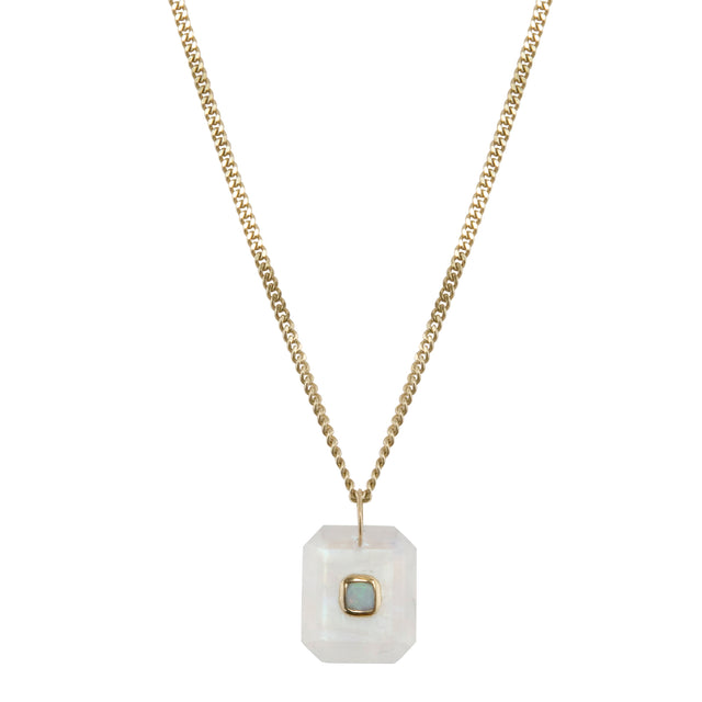 Moonstone and Opal Anton N°2 Necklace
