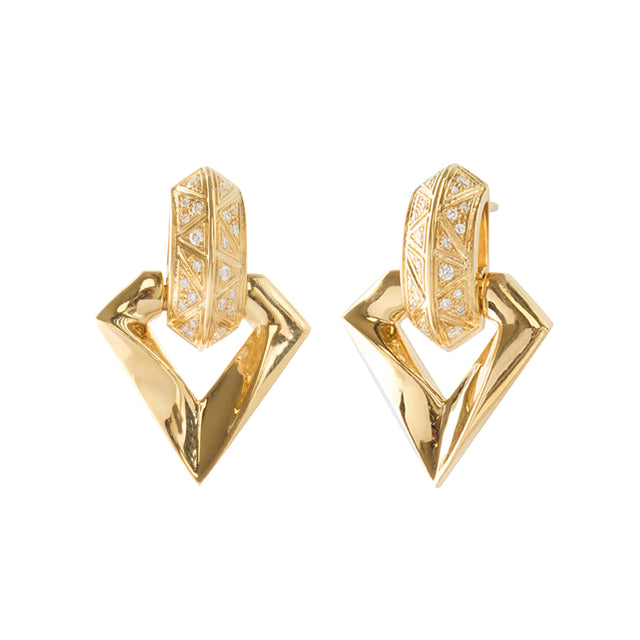 Brute Flux Pendant Earrings