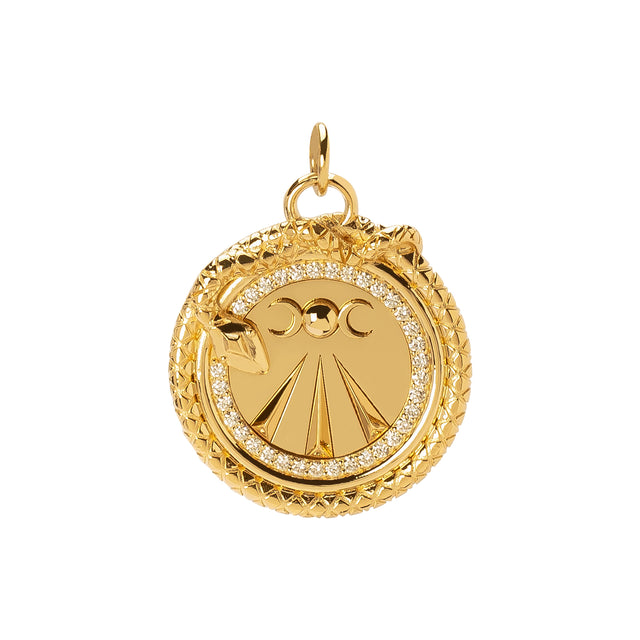 Foundrae Large Mind Body Soul Medallion - Charms & Pendants - Broken English Jewelry