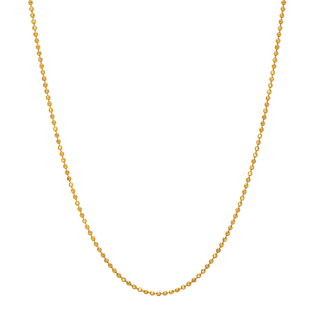 Buddha Mama Disco Ball Chain 1.5mm - 16" - Necklaces - Broken English Jewelry