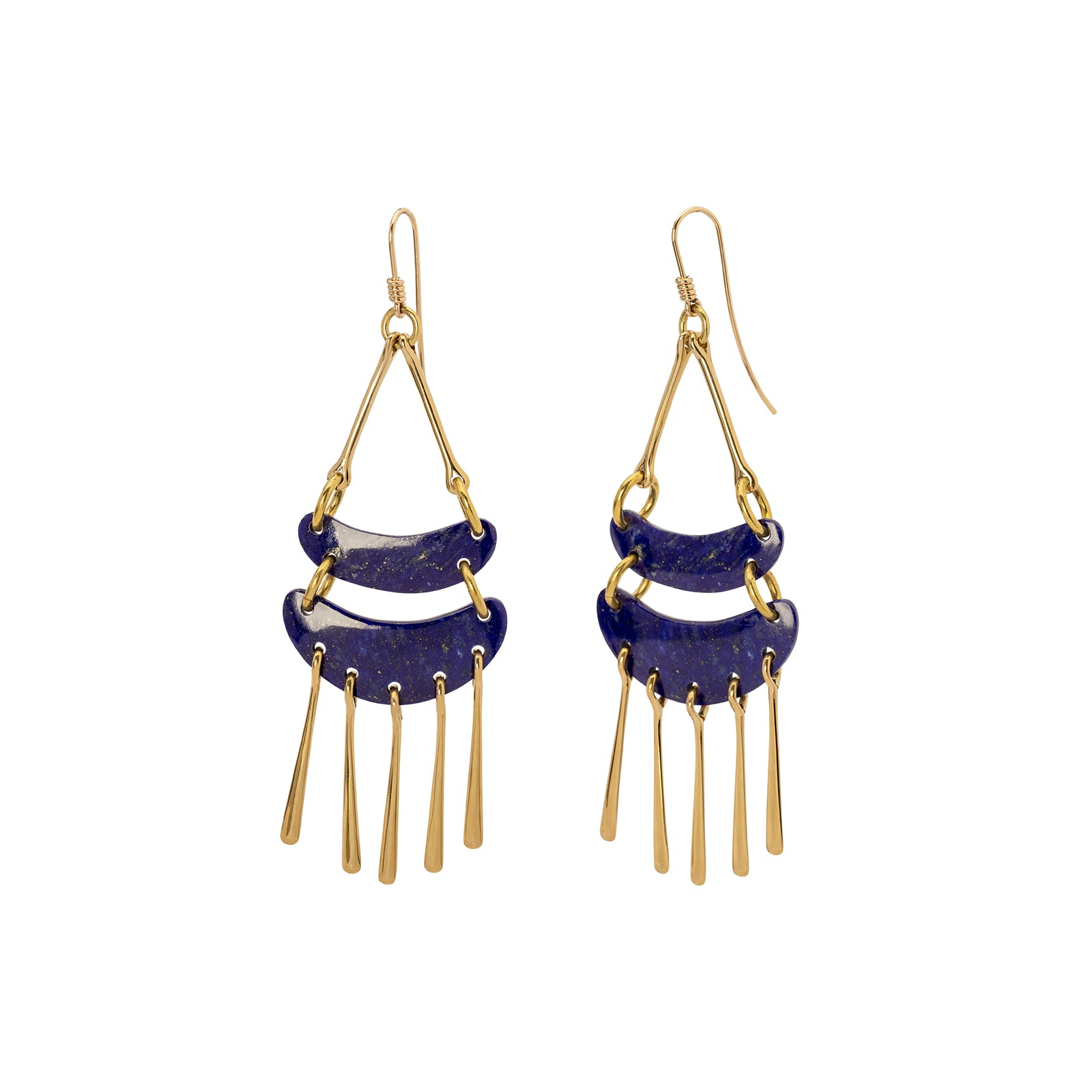Lisa Eisner Jewelry Fountain Earrings front view