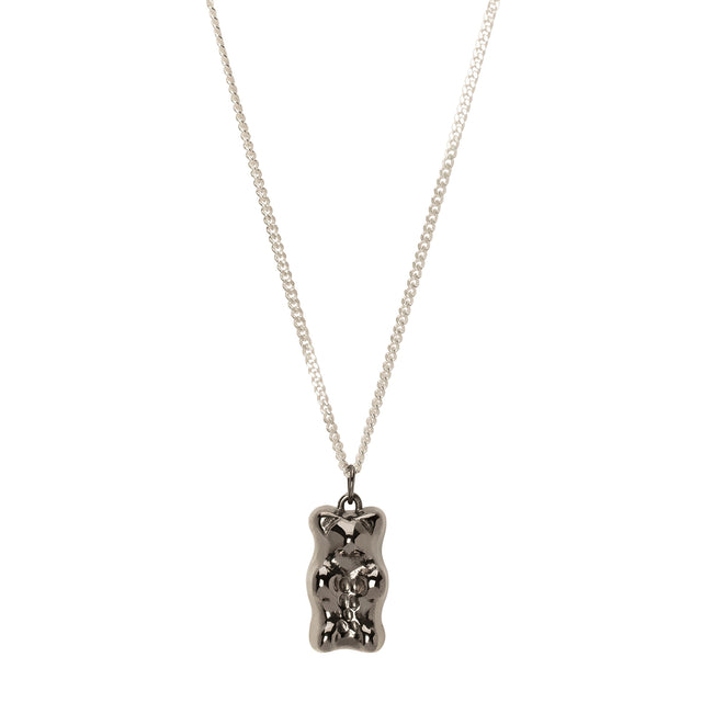 Maggoosh Gummy Pendant Necklace - Naked Black - Necklaces - Broken English Jewelry