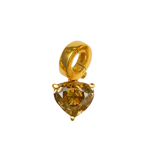 Trillion Light Diamond Prong Charm - Main Img