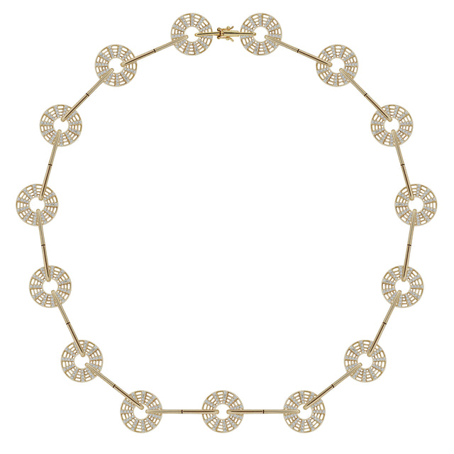 Diamond Twist Kaleidoscope Necklace