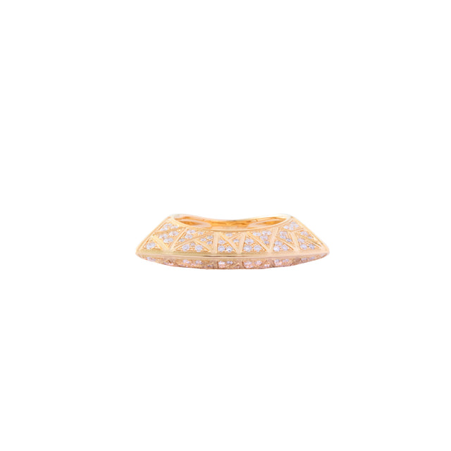 Lotus Cross Ring - Diamond