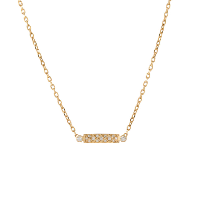 White Diamond Parisian Stroll Necklace