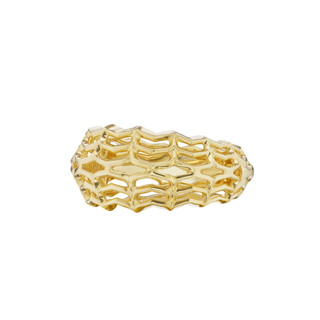 Tapered Dreamweaver Ring side view