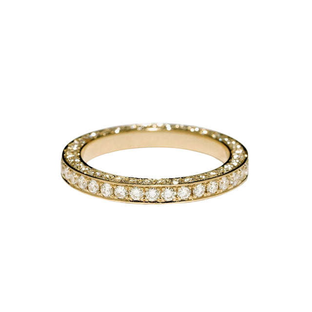 Azlee All Over Band Ring - Diamond - Rings - Broken English Jewelry