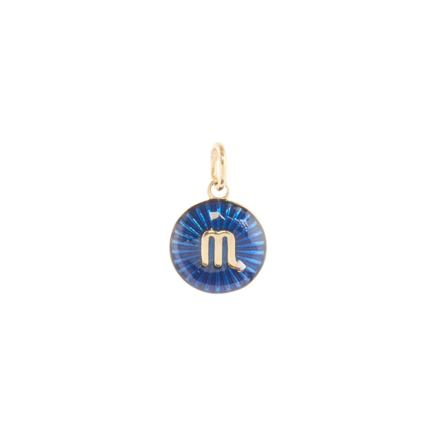 Indigo Scorpio Charm