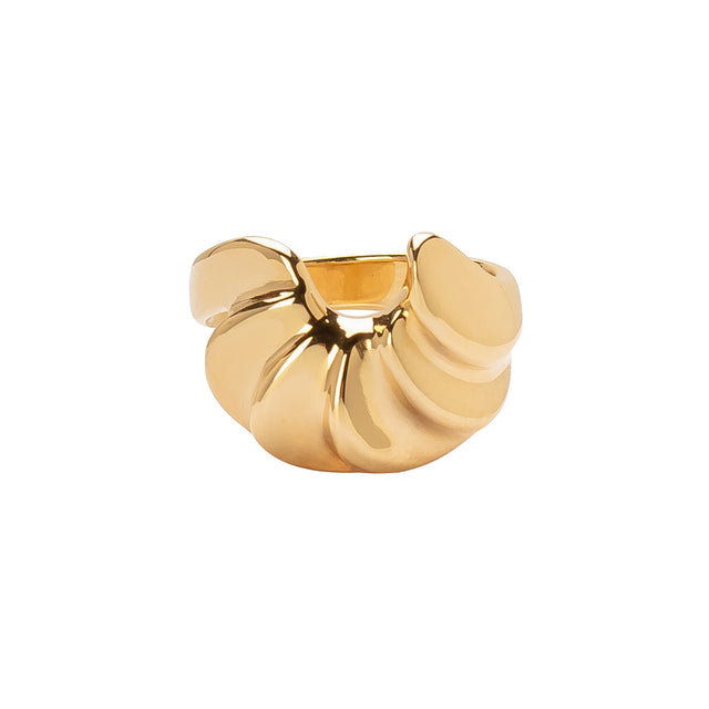 Antique & Vintage Jewelry Chunky Swirl Ring - Rings - Broken English Jewelry